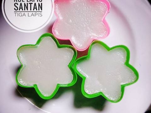 Kue Lapis Santan Tiga Lapis