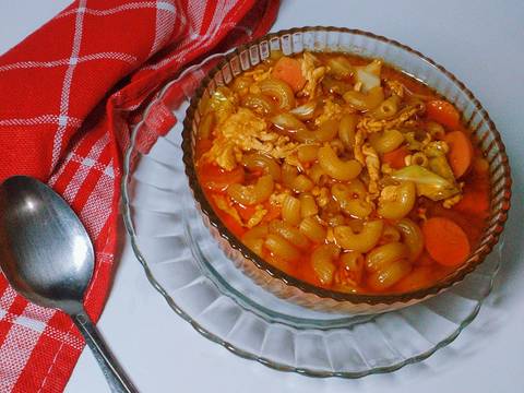 10.Makaroni Kuah Kare Pedas #RabuBaru