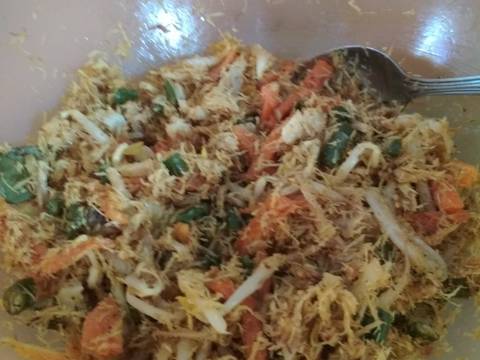 Urap sayur serundeng recipe step 3 photo