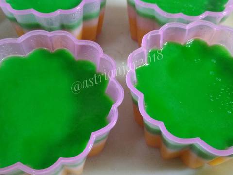 Talam Jagung Pandan recipe step 4 photo