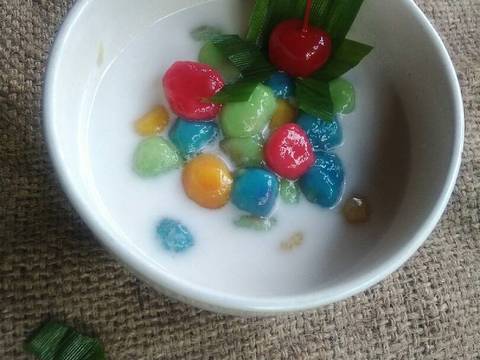 Jenang sapar rainbow*4 recipe step 4 photo