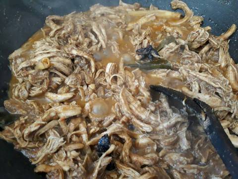 Ayam Suwir Bumbu Rendang recipe step 5 photo