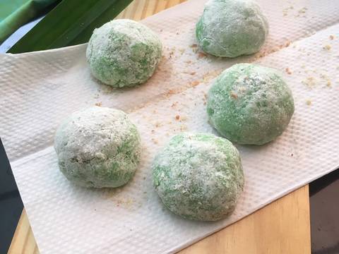 Mochi pandan dg Filing Kacang Tanah recipe step 8 photo