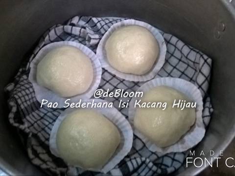 40. Pao Sederhana Isi Kacang Hijau recipe step 9 photo