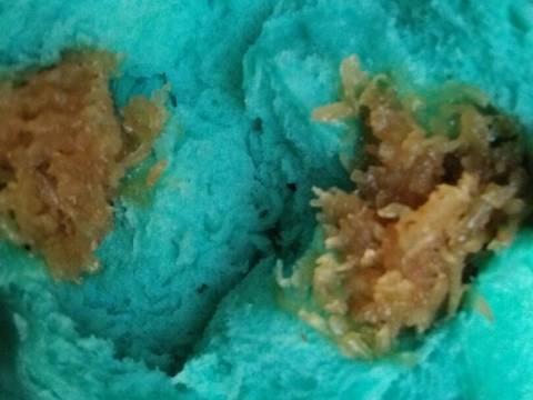 Pao blue isi unti kelapa recipe step 3 photo