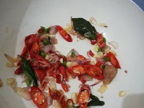 Asem asem daging + kacang panjang recipe step 3 photo