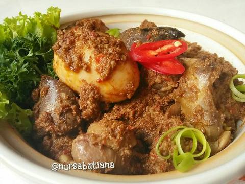 Rendang Ati Ampela dan Telur recipe step 5 photo
