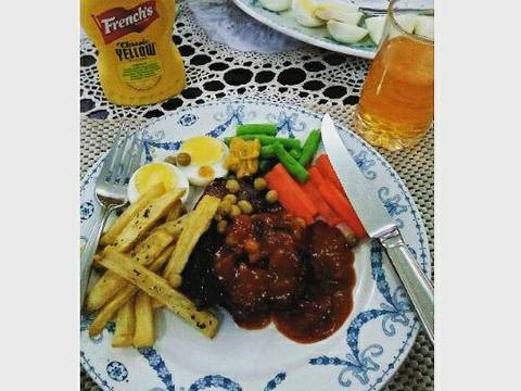 Resep Oxtongue beef steak oleh Ingrid Soebagio - Cookpad