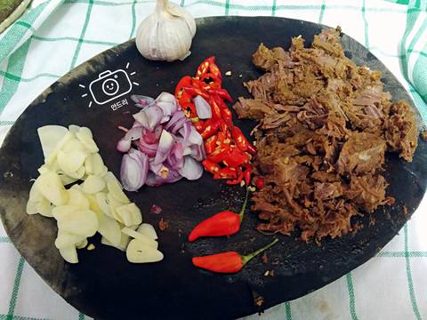 Oseng Rendang recipe step 1 photo