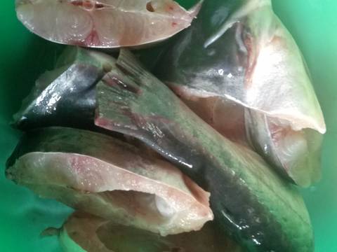 Tempoyak ikan patin recipe step 1 photo