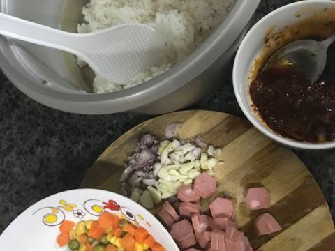 Nasi goreng sambal belacan recipe step 1 photo