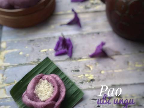 Pao Ubi Ungu Isi Kelapa recipe step 6 photo