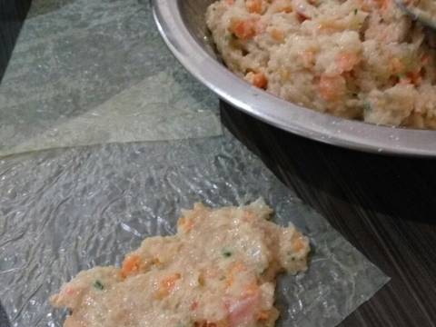 Lumpia Udang Kulit Tahu #seninsemangat recipe step 2 photo