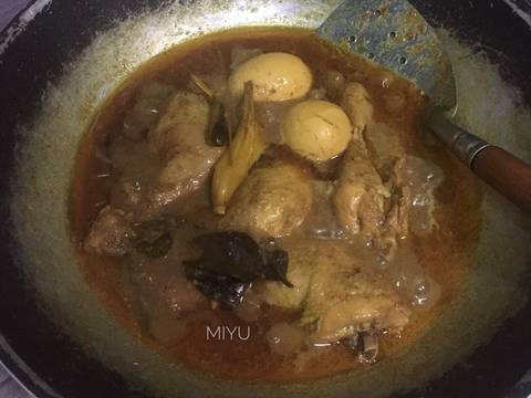 Rendang Ayam dan Telur recipe step 3 photo