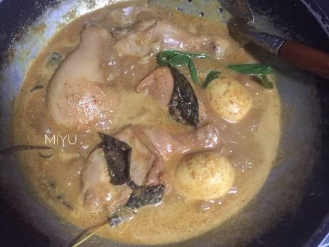 Rendang Ayam dan Telur recipe step 3 photo