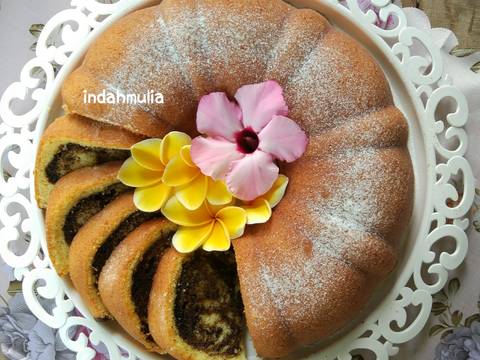Butter Marble Cake (Marmer Cake by Law Thomas)