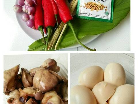 Rendang Ati Ampela dan Telur recipe step 1 photo
