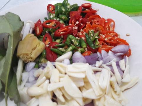 Sambal peda recipe step 1 photo