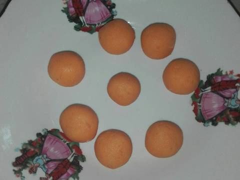 Bola ubi no baking powder recipe step 5 photo