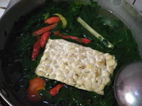 Bening kelor bumbu sere recipe step 2 photo