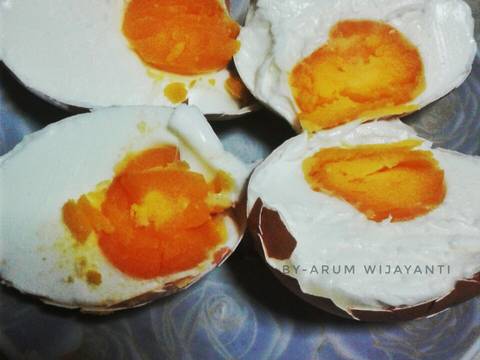 Telor ayam masin homemade #bikinramadanberkesan
