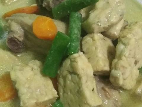 Opor ayam sayuran recipe step 6 photo