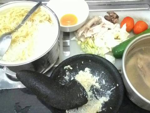 Bakmi jawa rebus asli ayam kampung (bakmi godog) non msg recipe step 3 photo