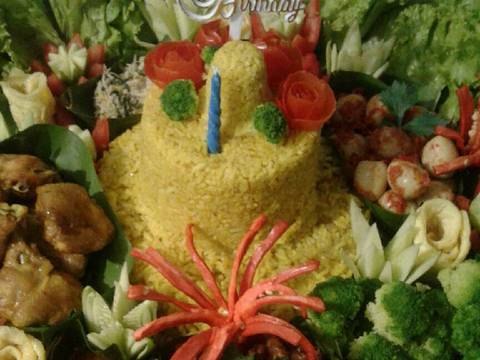 Resep Tumpeng  Hias  Ultah oleh Susanti Maris Cookpad