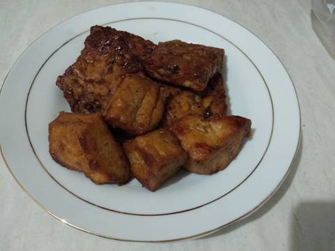 Tempe tahu bacem goreng recipe step 9 photo