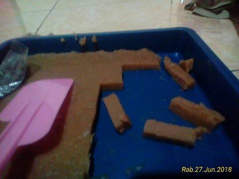 Dodol pisang recipe step 5 photo