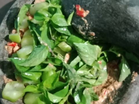 Ikan bakar dabu dabu kacang recipe step 5 photo