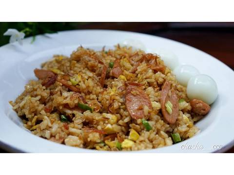 Nasi Goreng Sosis Tahu