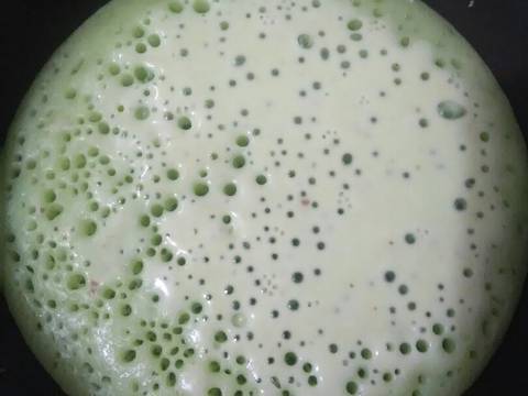 Serabi kinca moca pandan recipe step 4 photo