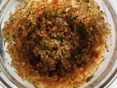 Ikan peda' tumis daun kemangi recipe step 2 photo