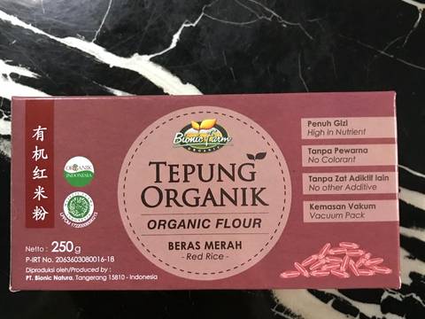 Mpasi 6month bubur beras merah