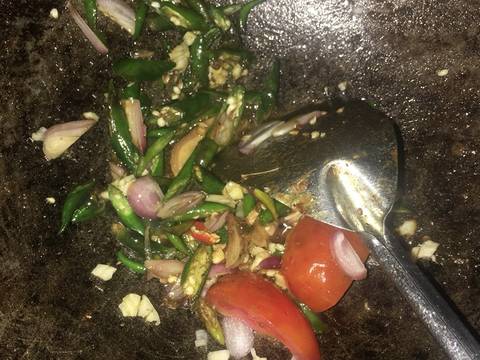 Tumis peda cabe ijo recipe step 4 photo
