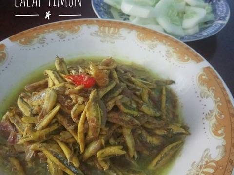 Tumis Teri Masak Lalap Timun recipe step 8 photo