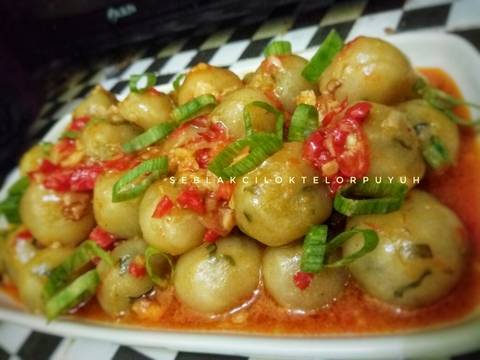 Seblak cilok telor puyuh recipe step 5 photo