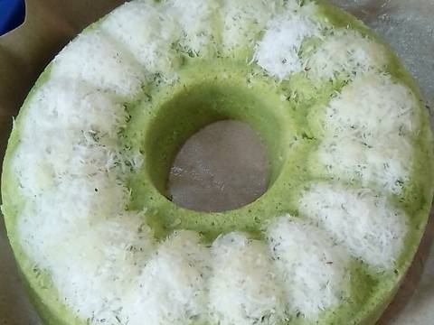 Putu Bayam (cake bayam versi putu ayu) recipe step 7 photo
