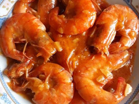 Udang tumis bawang putih