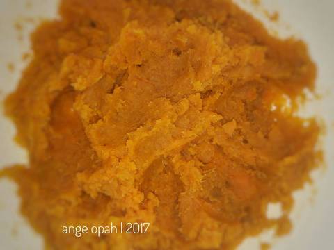 Kolak candil rainbow ubi cilembu recipe step 2 photo