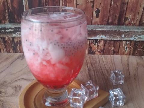 Es Kopyor Selasih recipe step 6 photo