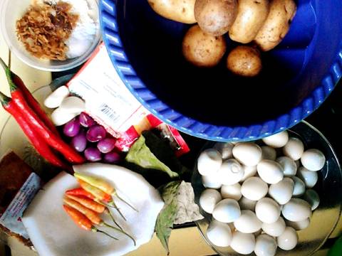 Kentang Telur Puyuh Bumbu Bali Bersantan