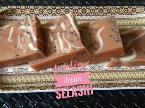 Puding degan selasih recipe step 4 photo