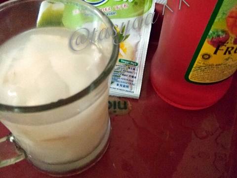Fruit Punch Coconut Pudding
