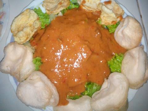Gado - Gado Sidoarjo Jatim(Bumbu Kacang Dg Ubi Orange) recipe step 9 photo