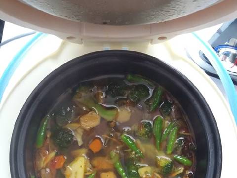 Pindang Tahu Rice Cooker Bumbu Iris recipe step 5 photo