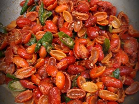 Tumis Kulit Melinjo Teri recipe step 5 photo