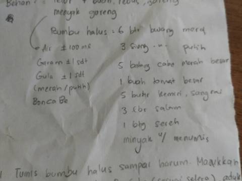 #6. Telur balado ex.pedaas #Selasabisa
