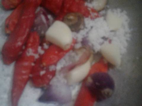 Oseng oncom kemangi pedess recipe step 1 photo